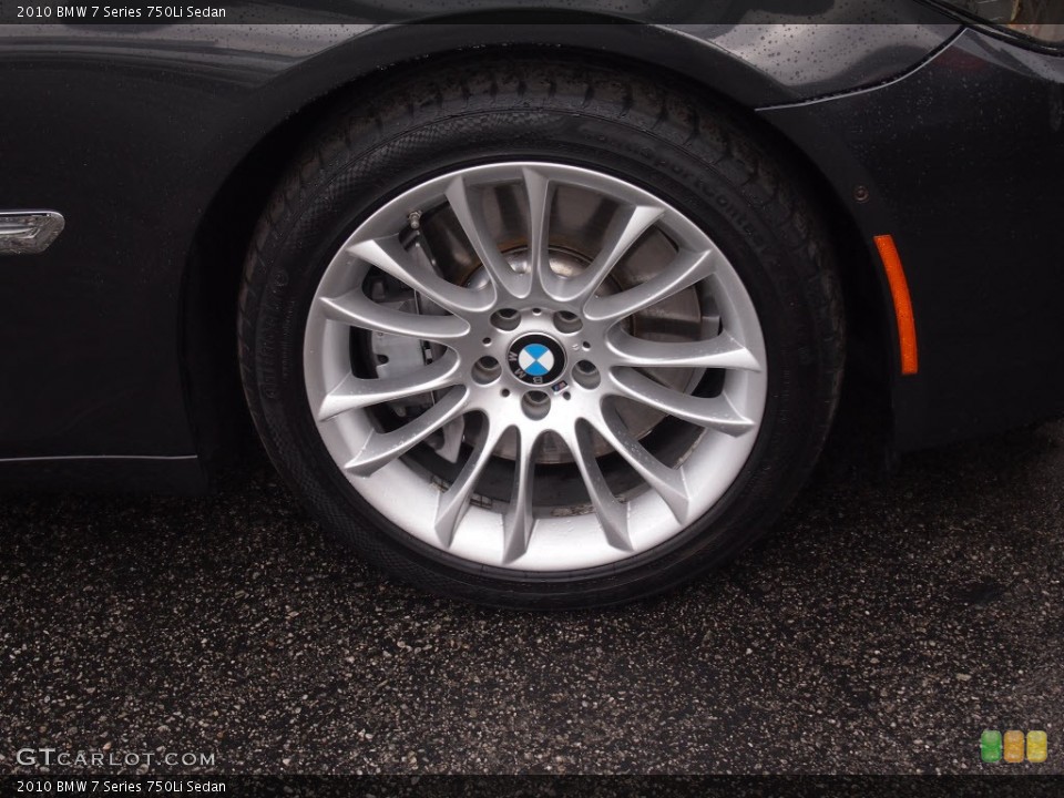 2010 BMW 7 Series 750Li Sedan Wheel and Tire Photo #78138706