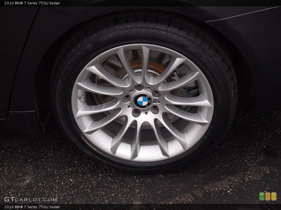 2010 BMW 7 Series 750Li Sedan Wheel and Tire Photo #78138960