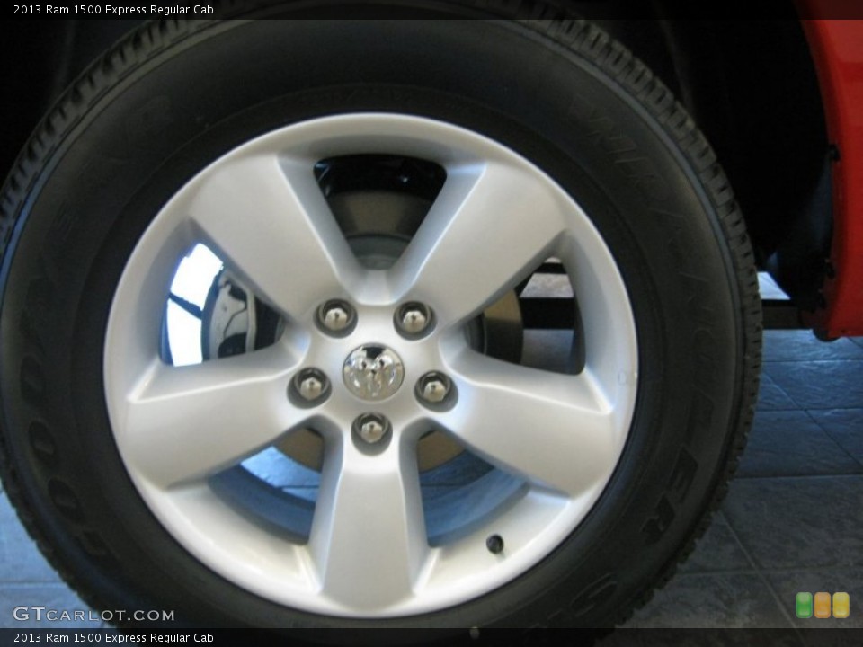 2013 Ram 1500 Express Regular Cab Wheel and Tire Photo #78141455