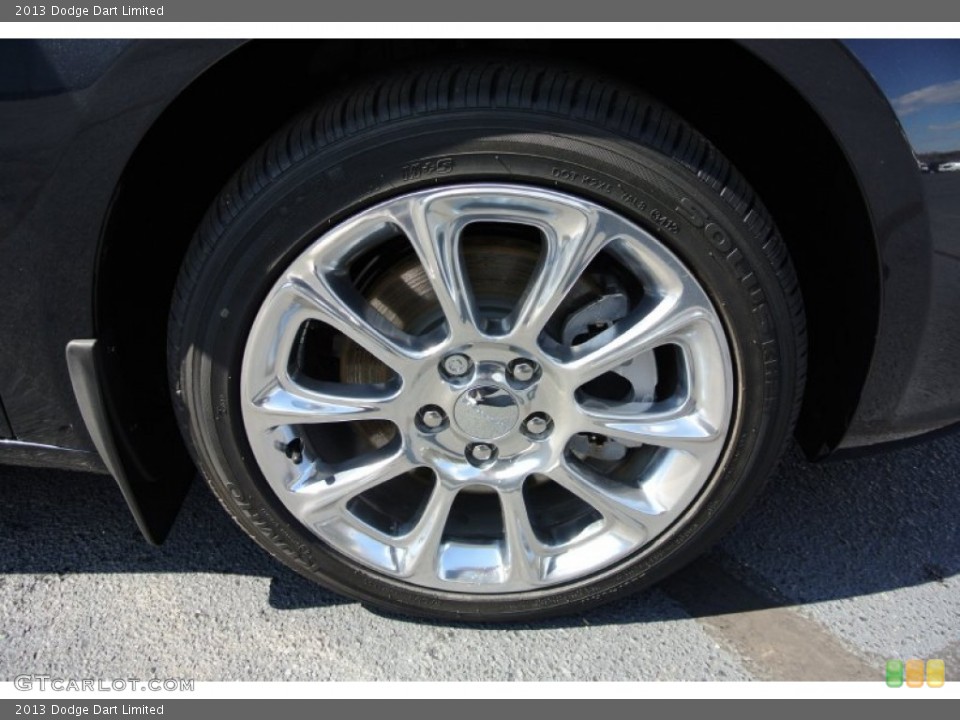 2013 Dodge Dart Limited Wheel and Tire Photo #78142365