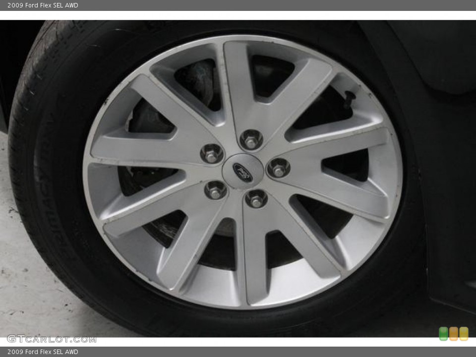 2009 Ford Flex SEL AWD Wheel and Tire Photo #78146600