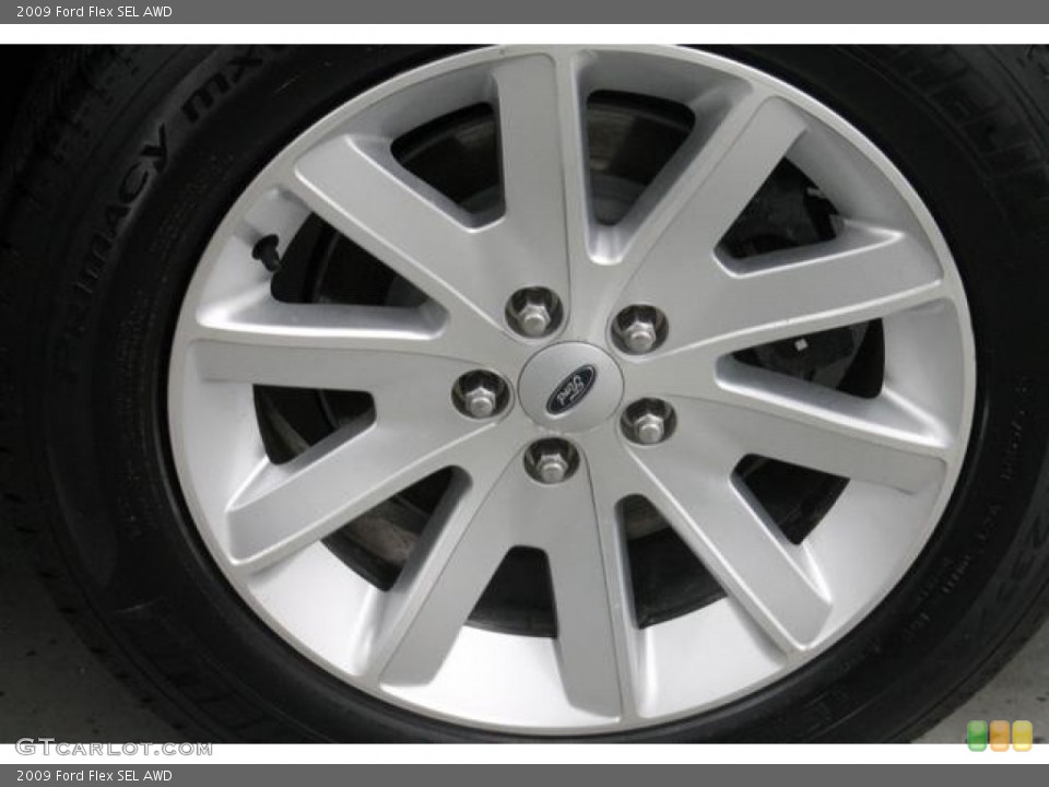 2009 Ford Flex SEL AWD Wheel and Tire Photo #78146616