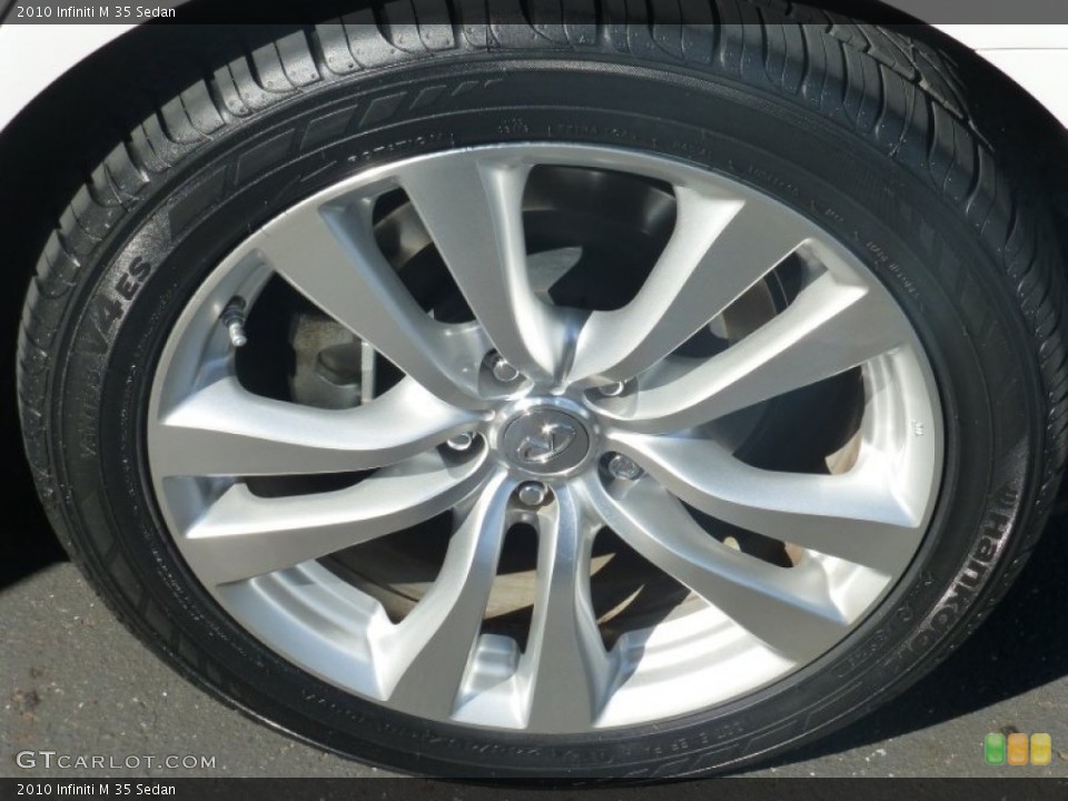 2010 Infiniti M 35 Sedan Wheel and Tire Photo #78153657