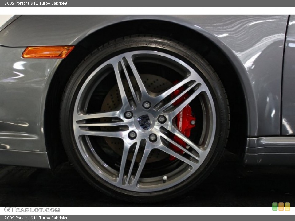 2009 Porsche 911 Turbo Cabriolet Wheel and Tire Photo #78155632