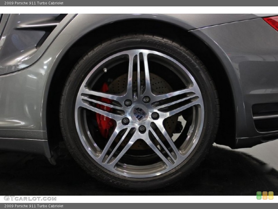 2009 Porsche 911 Turbo Cabriolet Wheel and Tire Photo #78155697