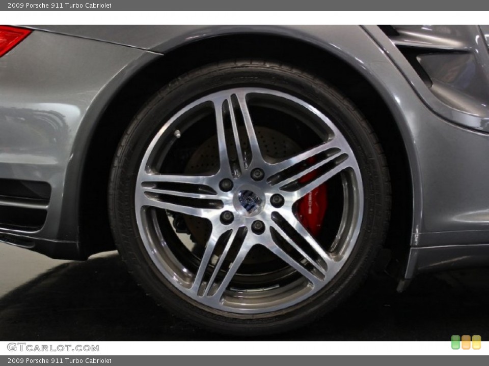 2009 Porsche 911 Turbo Cabriolet Wheel and Tire Photo #78155718