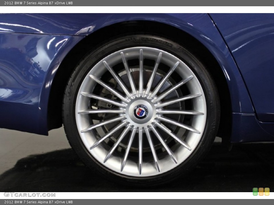 2012 BMW 7 Series Alpina B7 xDrive LWB Wheel and Tire Photo #78156792
