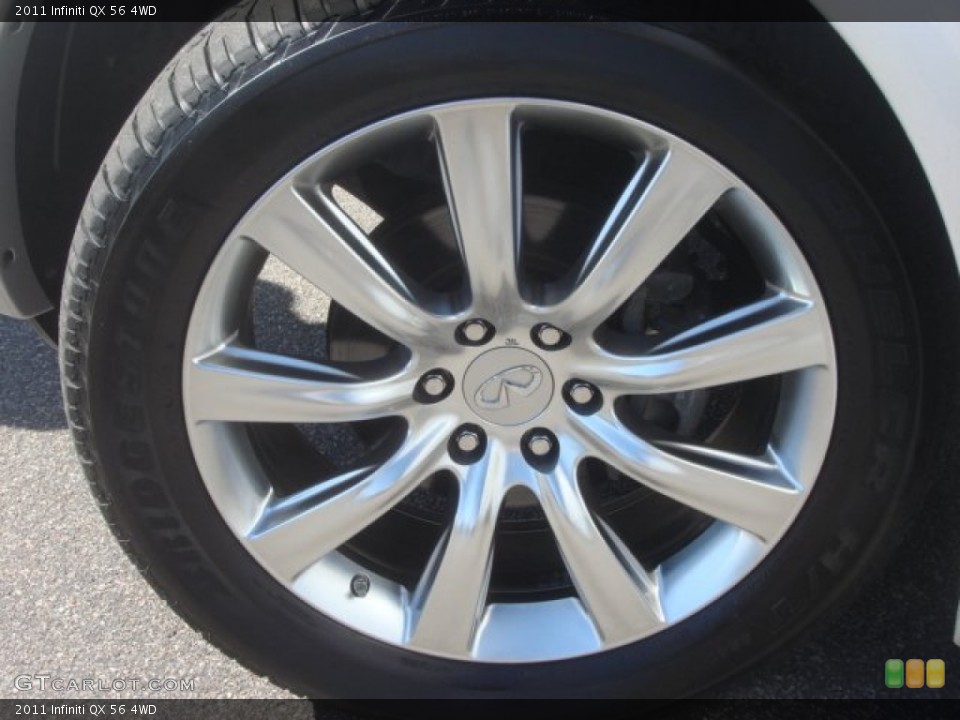 2011 Infiniti QX 56 4WD Wheel and Tire Photo #78161922