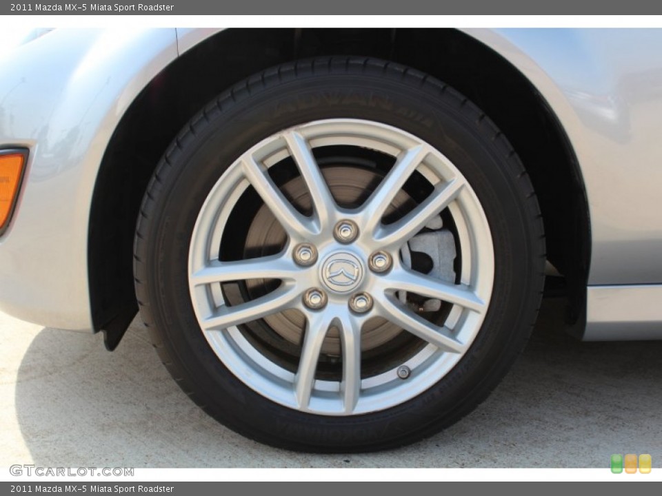 2011 Mazda MX-5 Miata Sport Roadster Wheel and Tire Photo #78165141