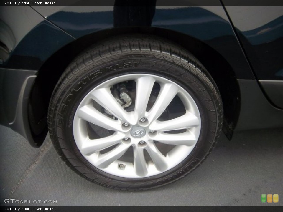 2011 Hyundai Tucson Limited Wheel and Tire Photo #78166494