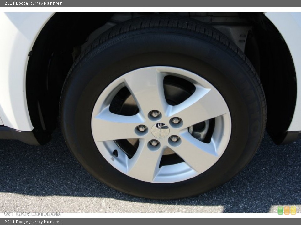 2011 Dodge Journey Mainstreet Wheel and Tire Photo #78174538