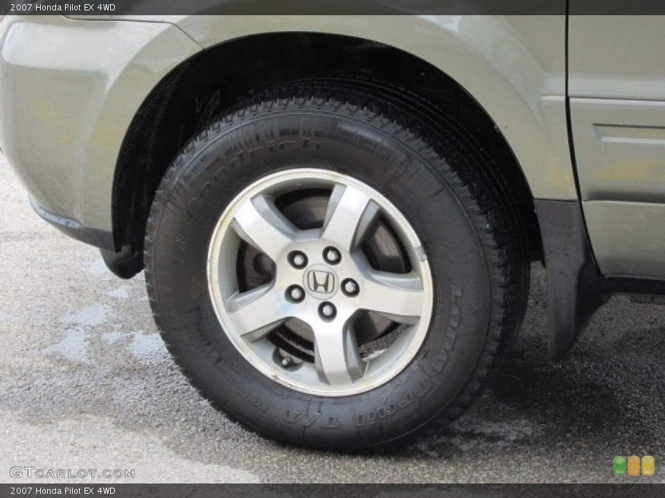 2007 Honda Pilot EX 4WD Wheel and Tire Photo #78177990