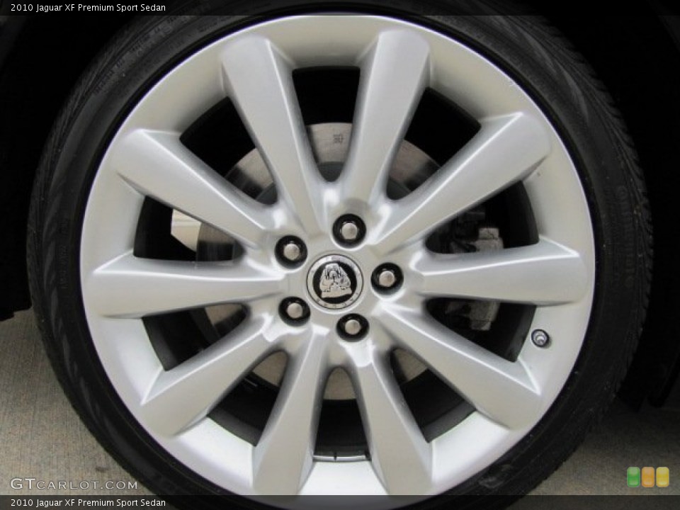 2010 Jaguar XF Premium Sport Sedan Wheel and Tire Photo #78179925