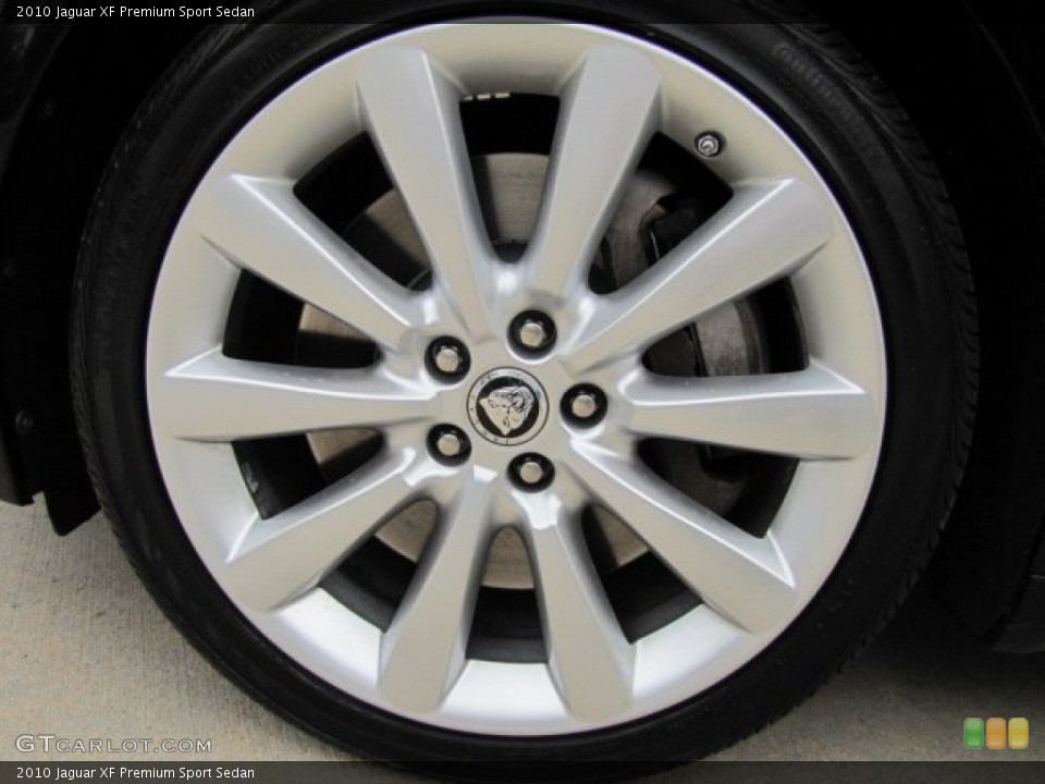 2010 Jaguar XF Premium Sport Sedan Wheel and Tire Photo #78179934