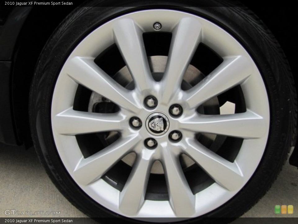 2010 Jaguar XF Premium Sport Sedan Wheel and Tire Photo #78179943