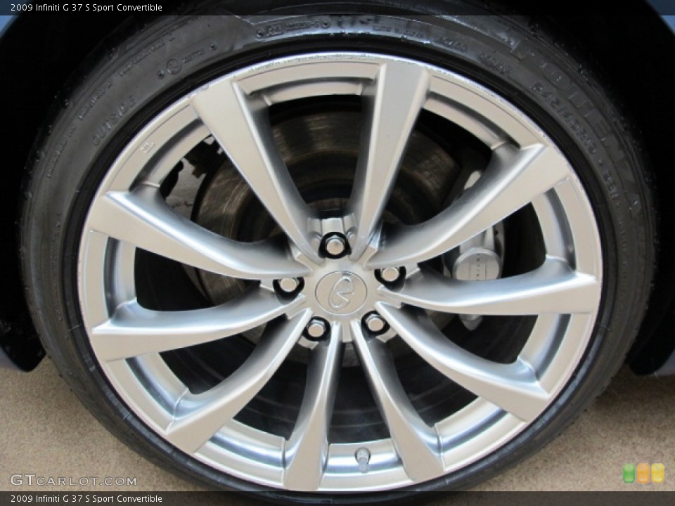 2009 Infiniti G 37 S Sport Convertible Wheel and Tire Photo #78181645
