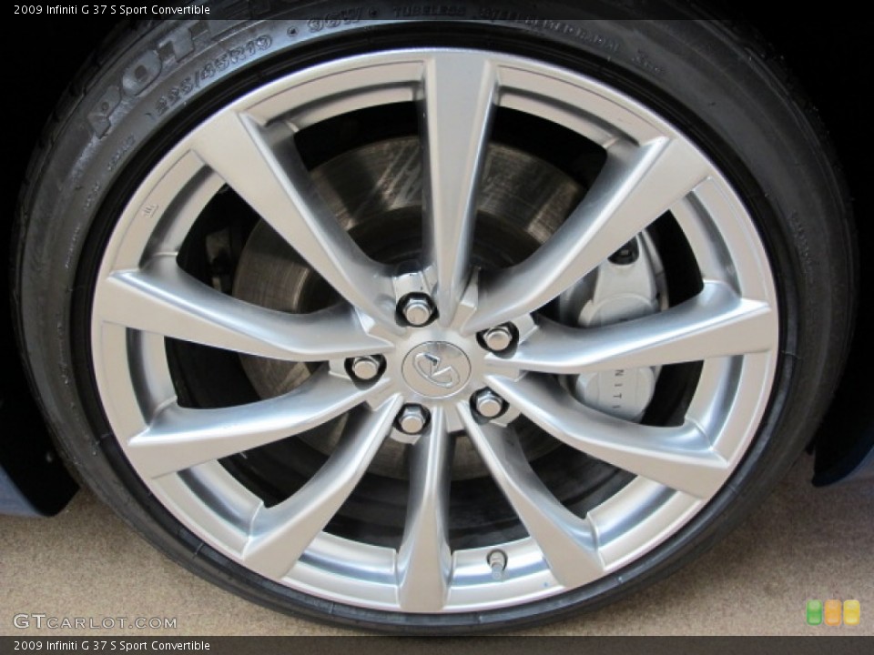 2009 Infiniti G 37 S Sport Convertible Wheel and Tire Photo #78181675