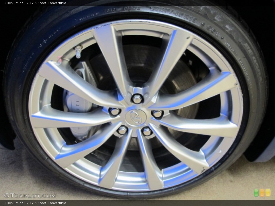 2009 Infiniti G 37 S Sport Convertible Wheel and Tire Photo #78181704