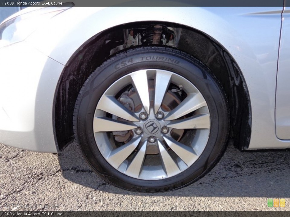 2009 Honda Accord EX-L Coupe Wheel and Tire Photo #78182916