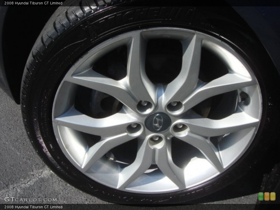 2008 Hyundai Tiburon GT Limited Wheel and Tire Photo #78183048