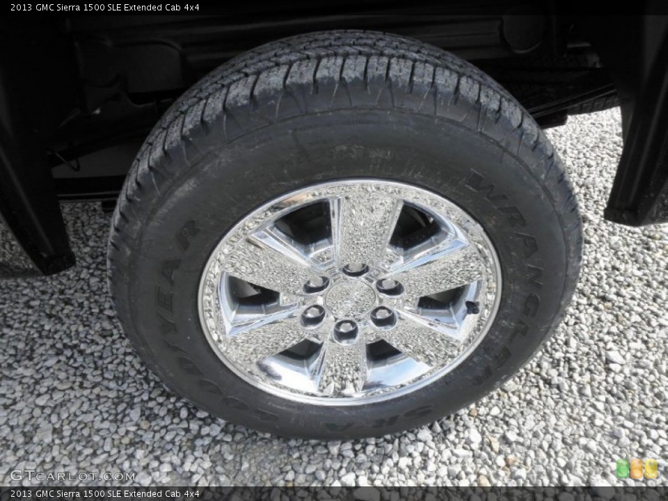 2013 GMC Sierra 1500 SLE Extended Cab 4x4 Wheel and Tire Photo #78187191