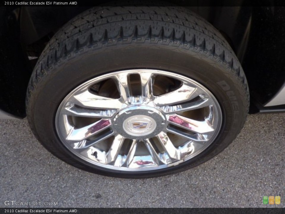 2010 Cadillac Escalade ESV Platinum AWD Wheel and Tire Photo #78190771