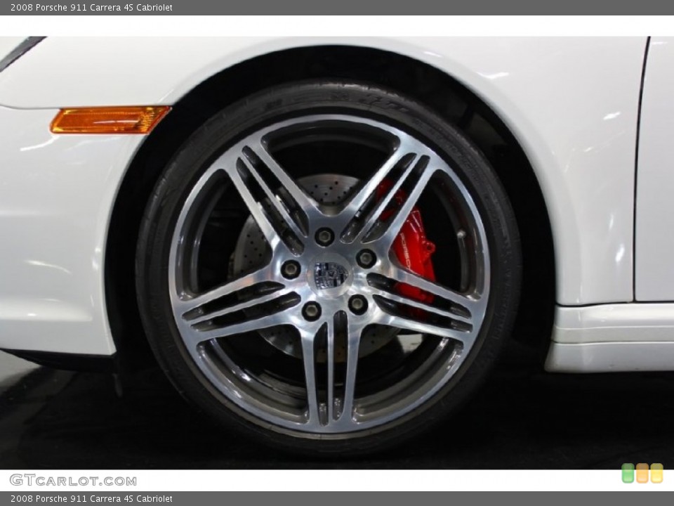 2008 Porsche 911 Carrera 4S Cabriolet Wheel and Tire Photo #78192377
