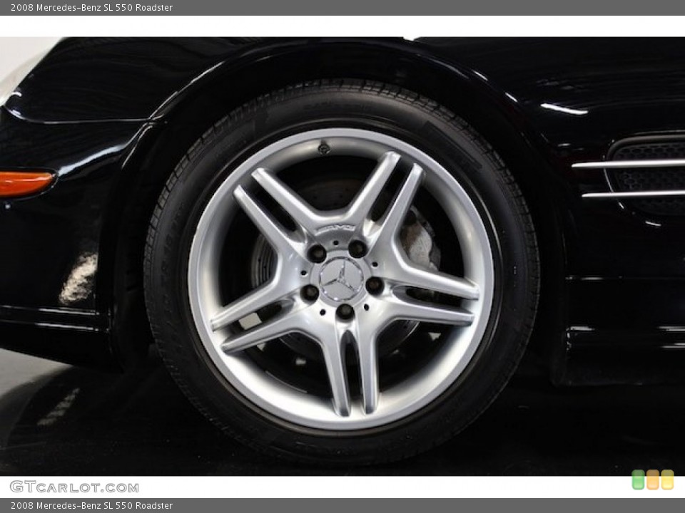 2008 Mercedes-Benz SL 550 Roadster Wheel and Tire Photo #78195105