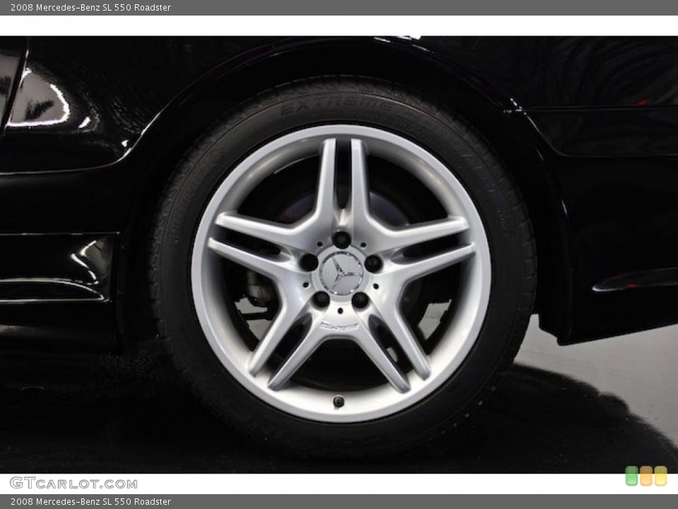 2008 Mercedes-Benz SL 550 Roadster Wheel and Tire Photo #78195120