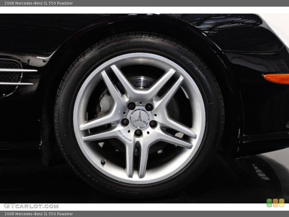 2008 Mercedes-Benz SL 550 Roadster Wheel and Tire Photo #78195159