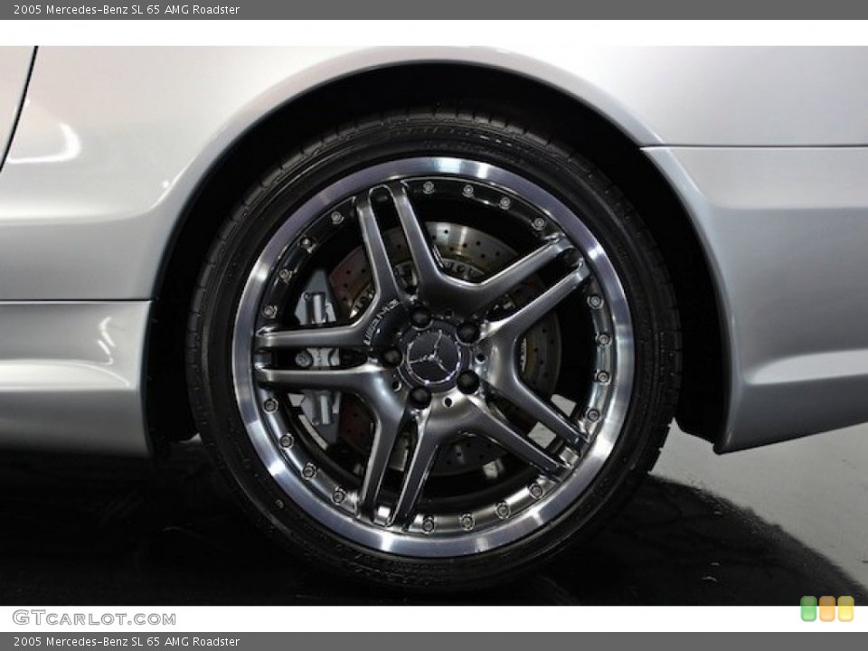 2005 Mercedes-Benz SL 65 AMG Roadster Wheel and Tire Photo #78196129
