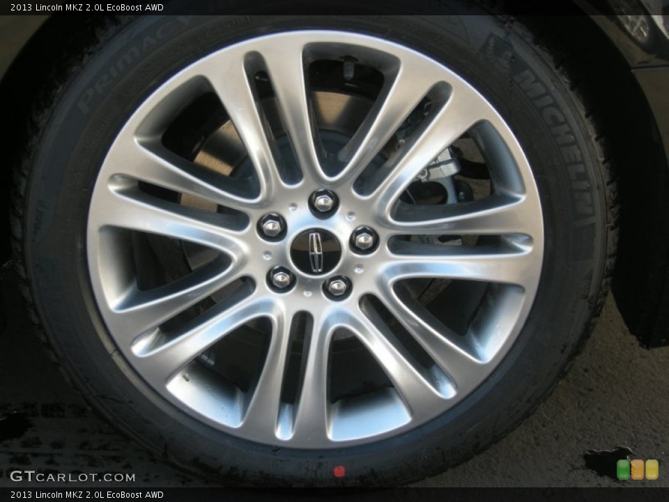 2013 Lincoln MKZ 2.0L EcoBoost AWD Wheel and Tire Photo #78199725