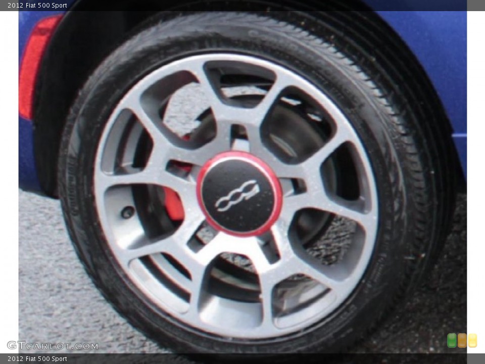 2012 Fiat 500 Sport Wheel and Tire Photo #78200832