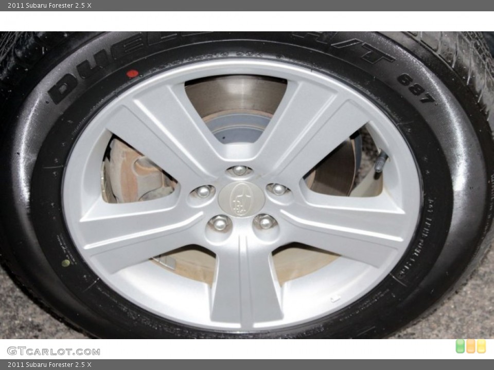 2011 Subaru Forester 2.5 X Wheel and Tire Photo #78204598