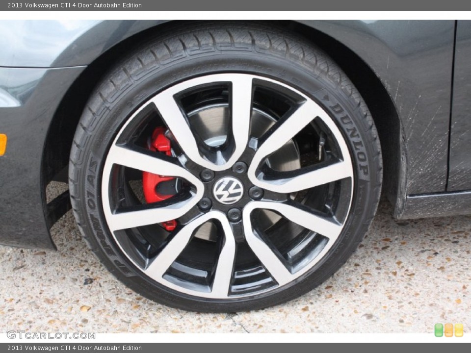 2013 Volkswagen GTI 4 Door Autobahn Edition Wheel and Tire Photo #78208674