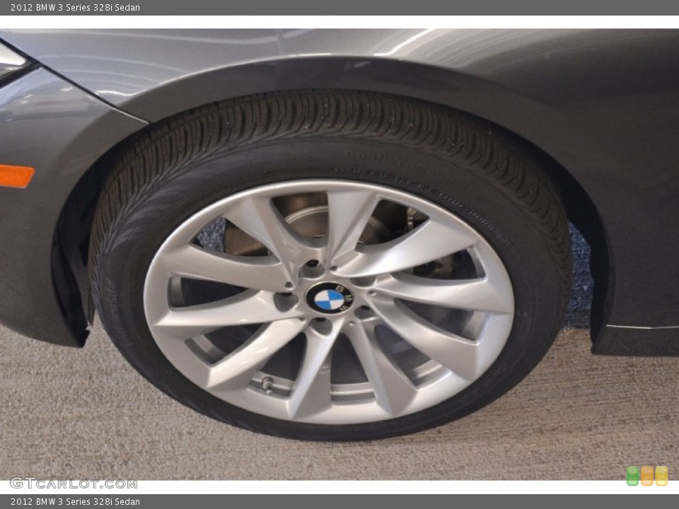 2012 BMW 3 Series 328i Sedan Wheel and Tire Photo #78210317