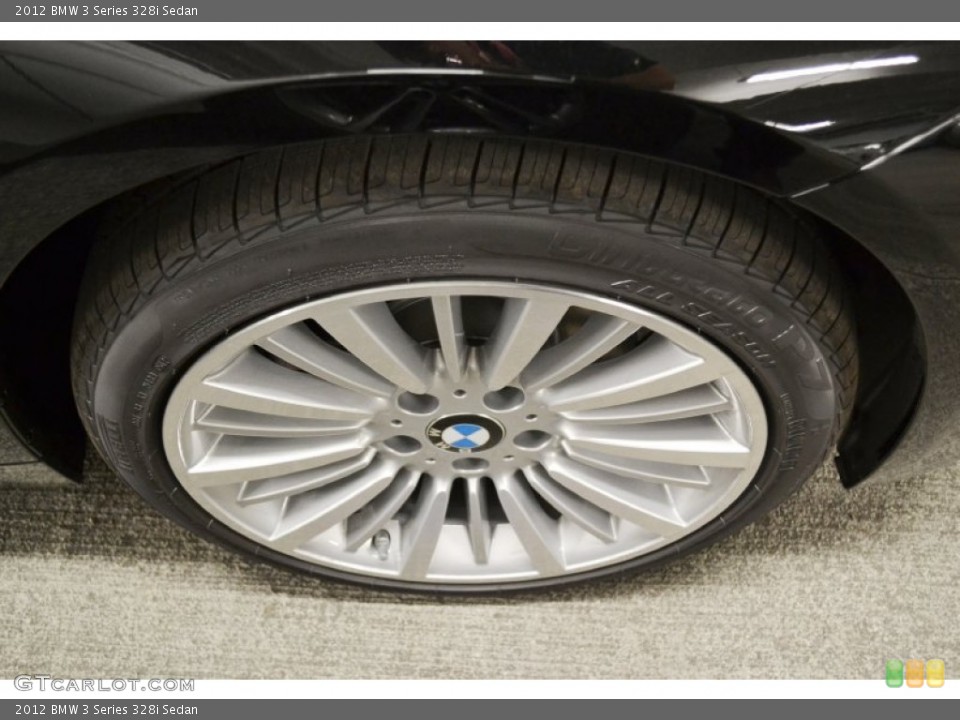 2012 BMW 3 Series 328i Sedan Wheel and Tire Photo #78210669