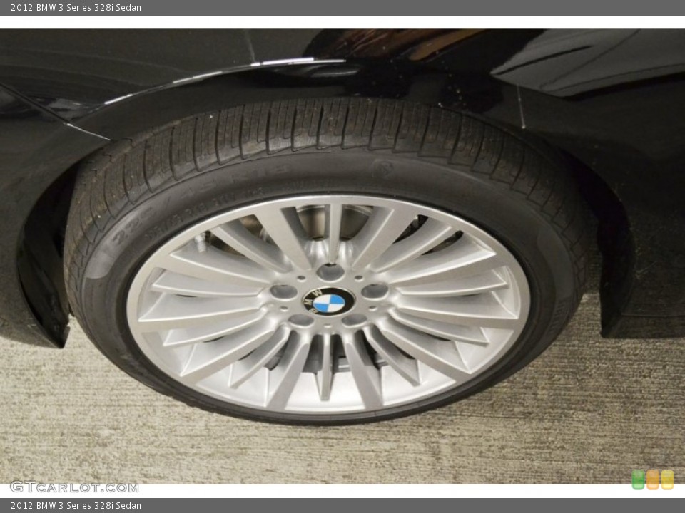 2012 BMW 3 Series 328i Sedan Wheel and Tire Photo #78210780