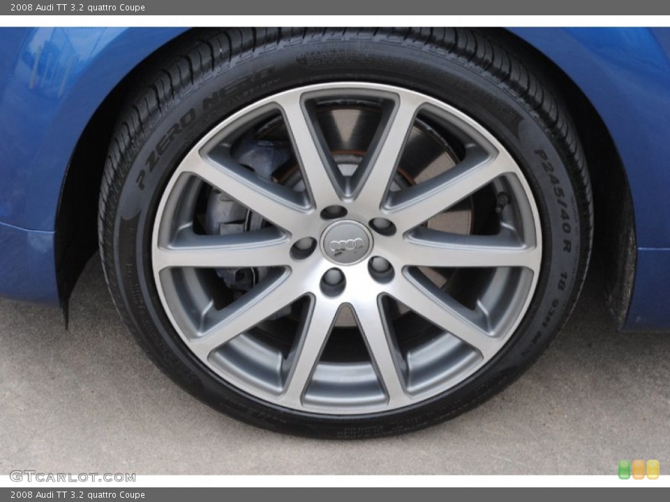 2008 Audi TT 3.2 quattro Coupe Wheel and Tire Photo #78211461