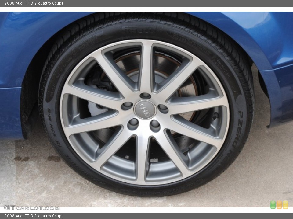 2008 Audi TT 3.2 quattro Coupe Wheel and Tire Photo #78211467