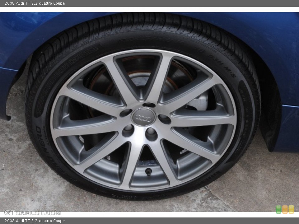 2008 Audi TT 3.2 quattro Coupe Wheel and Tire Photo #78211508