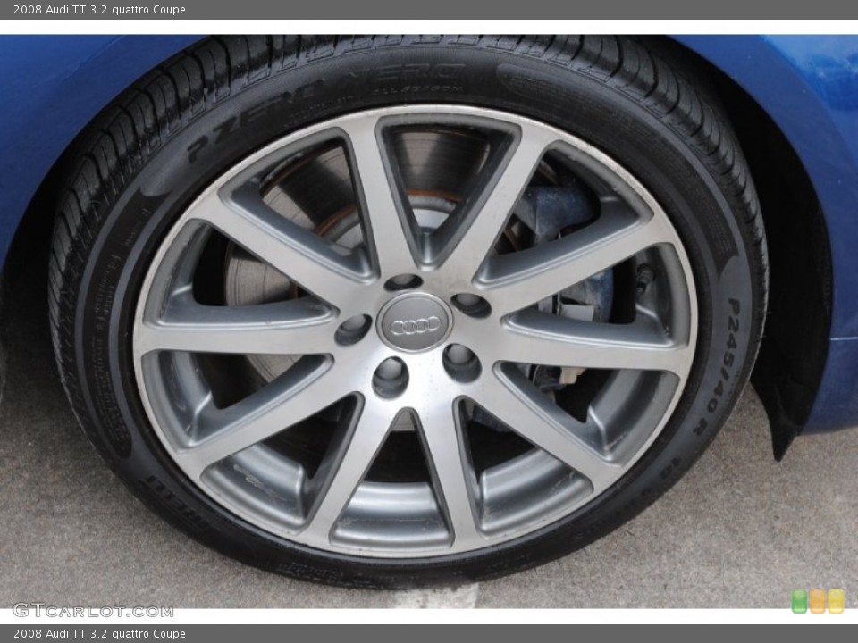 2008 Audi TT 3.2 quattro Coupe Wheel and Tire Photo #78211518