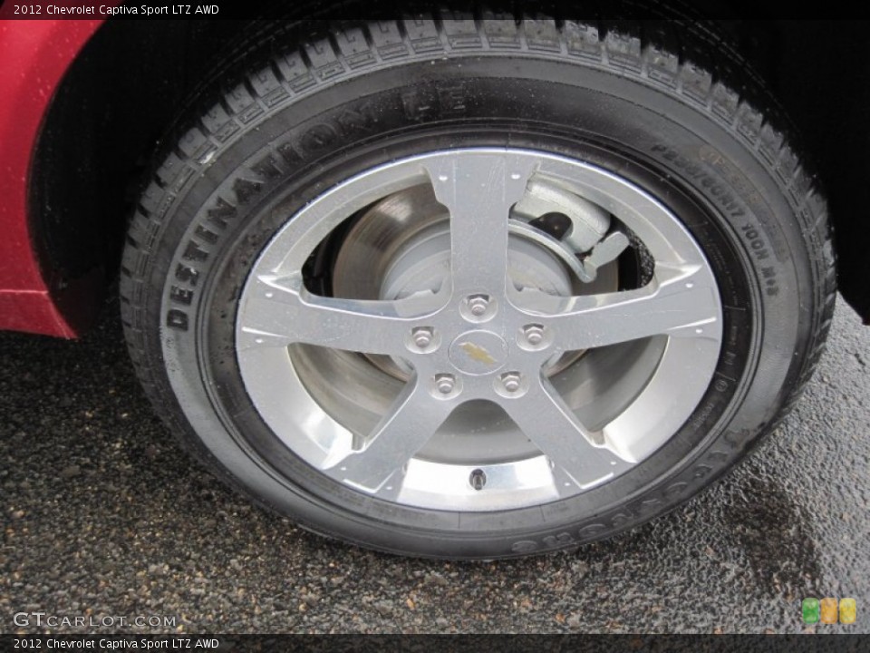 2012 Chevrolet Captiva Sport LTZ AWD Wheel and Tire Photo #78214603