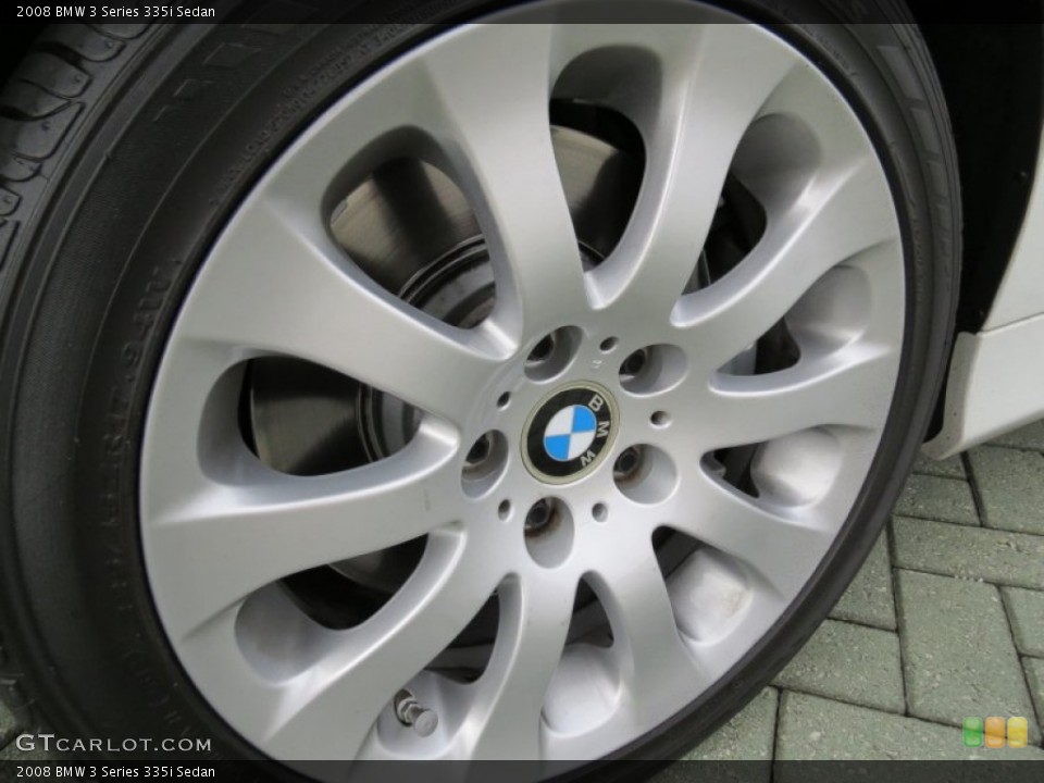 2008 BMW 3 Series 335i Sedan Wheel and Tire Photo #78215543
