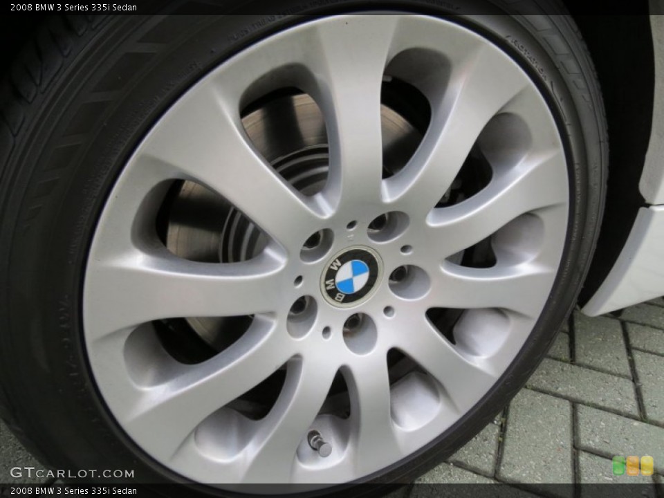 2008 BMW 3 Series 335i Sedan Wheel and Tire Photo #78215734