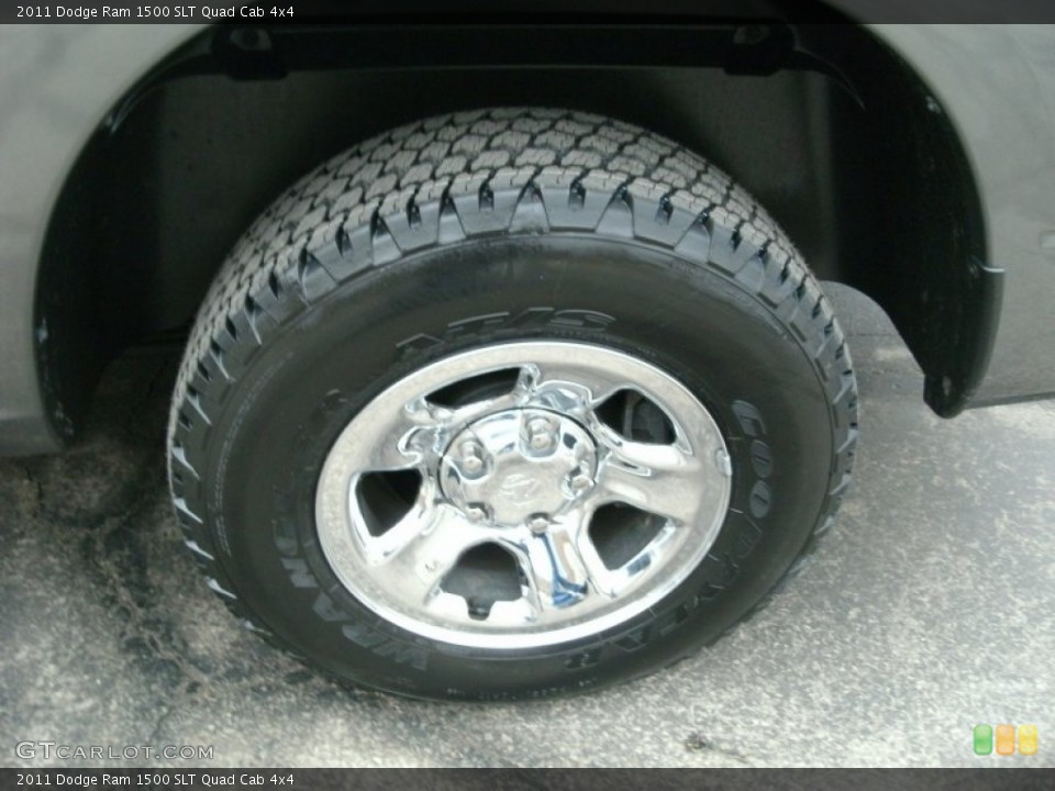 2011 Dodge Ram 1500 SLT Quad Cab 4x4 Wheel and Tire Photo #78220309