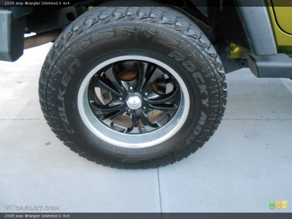 2008 Jeep Wrangler Unlimited Custom Wheel and Tire Photo #78221677
