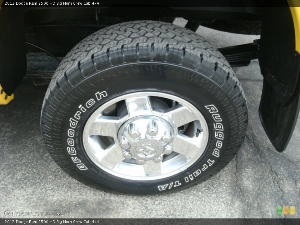 2012 Dodge Ram 2500 HD Big Horn Crew Cab 4x4 Wheel and Tire Photo #78222139