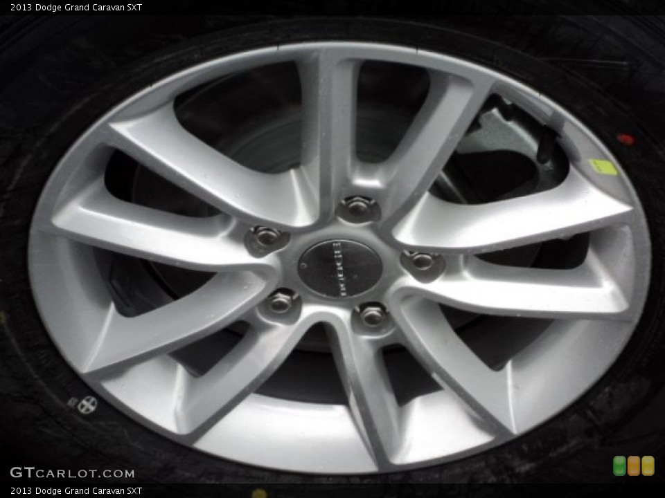 2013 Dodge Grand Caravan SXT Wheel and Tire Photo #78222325