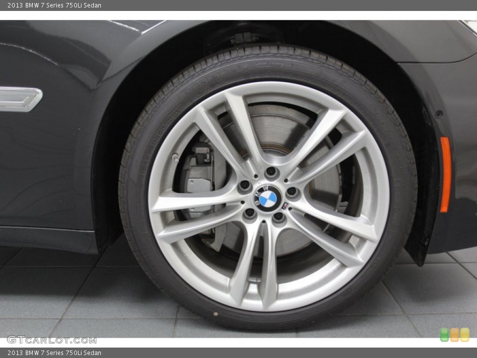 2013 BMW 7 Series 750Li Sedan Wheel and Tire Photo #78222757